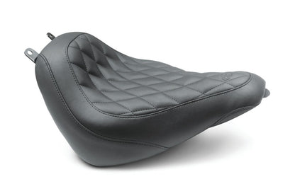 Mustang Motorcycle Mustang 18-21 Harley Heritage Classic, Deluxe Wide Tripper Solo Seat Diamond Stitch - Black 83008 83008 Photo - Primary