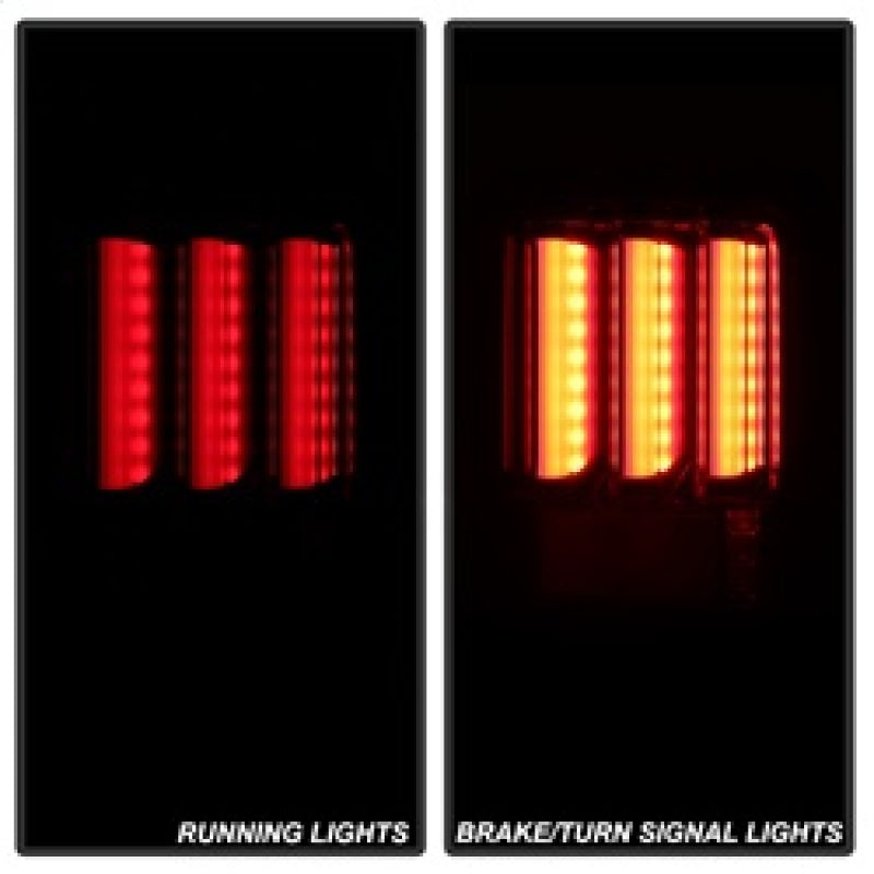 Spyder 07-16 Jeep Wrangler Verison 2 Light Bar LED Tail Lights - Smoke (ALT-YD-JWA07V2-LBLED-BSM) 5084781 5084781 Photo - Unmounted