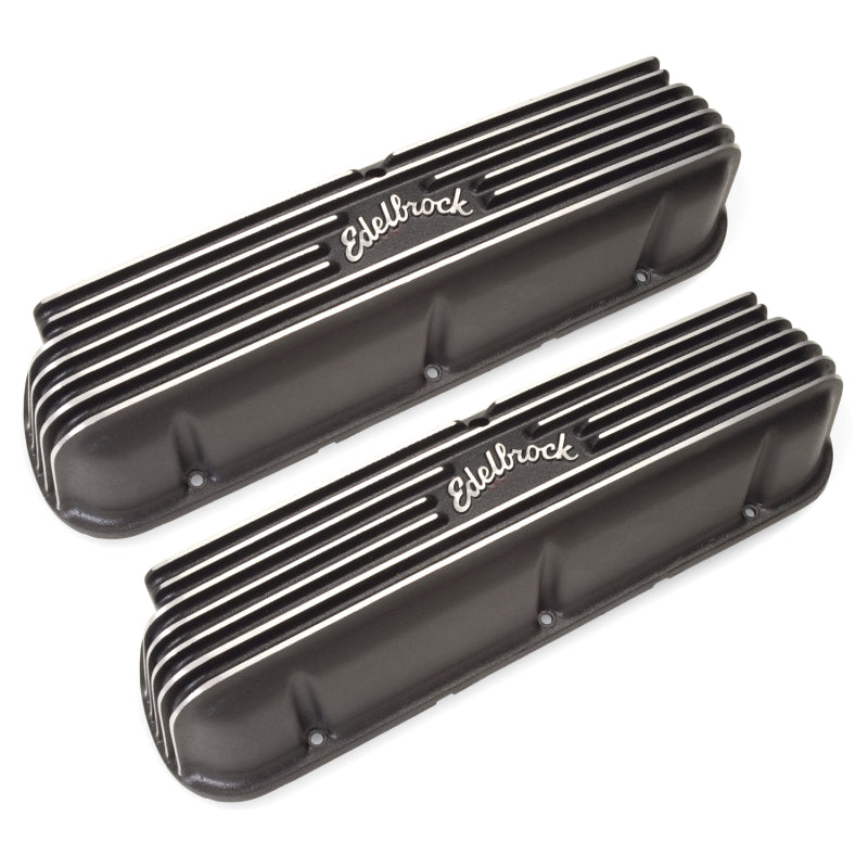 Edelbrock Valve Cover Classic Series Ford 1962-95 221 351W V8 Black 41603 41603 Photo - out of package