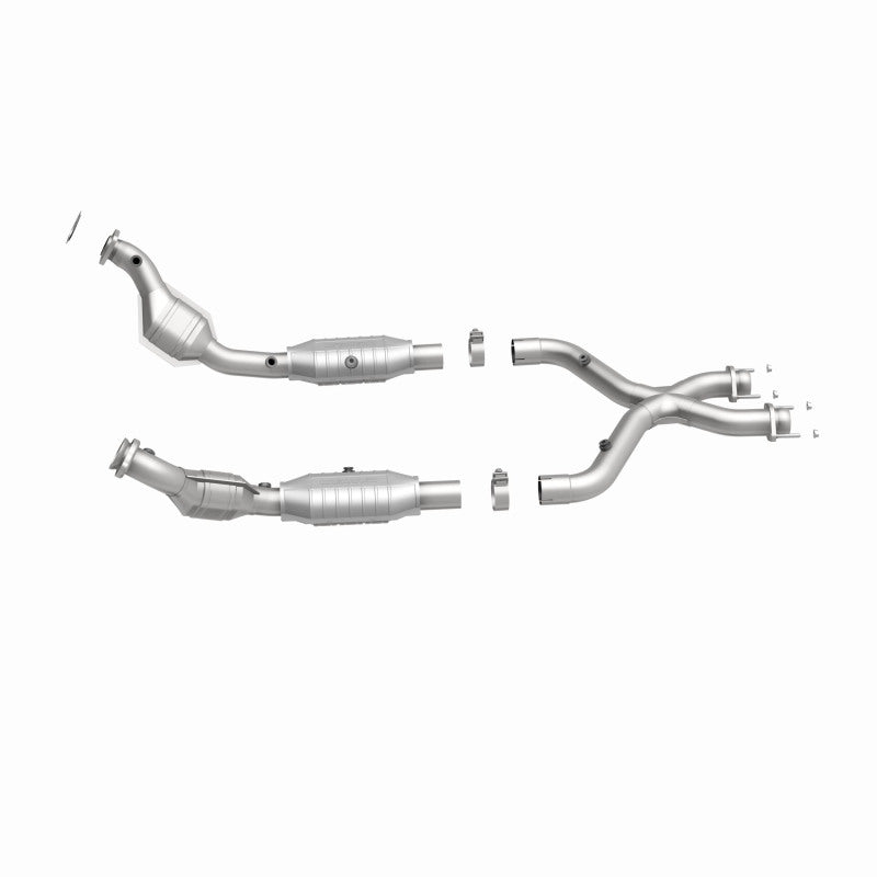 MagnaFlow Ford Mustang HM Grade Federal / EPA Compliant Direct-Fit Catalytic Converter 93671 360 Degree Image Set