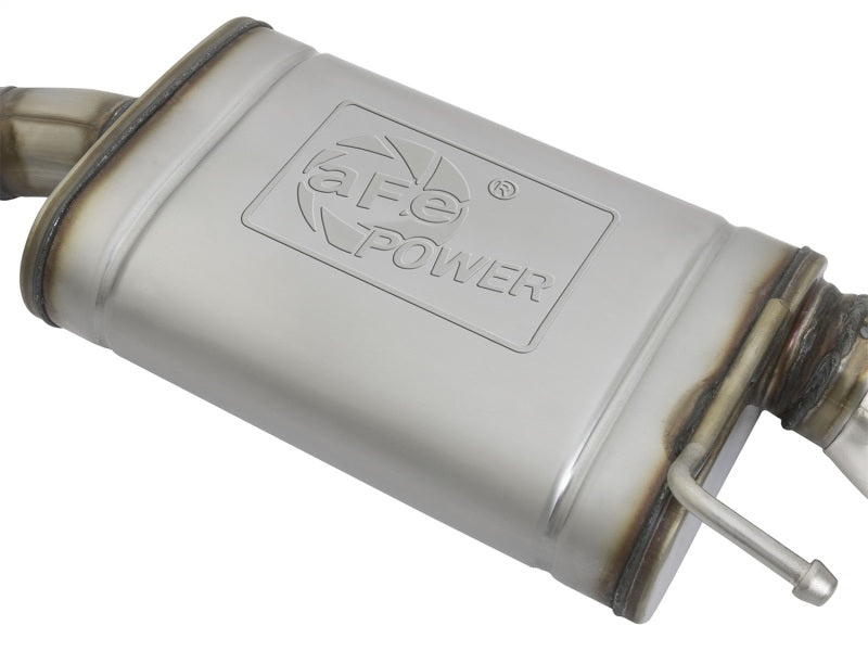 aFe MACH Force-Xp 2-1/2in 409 Stainless Steel Axle-Back Dual Exhaust w/Pol 49-43085-P Photo - Unmounted