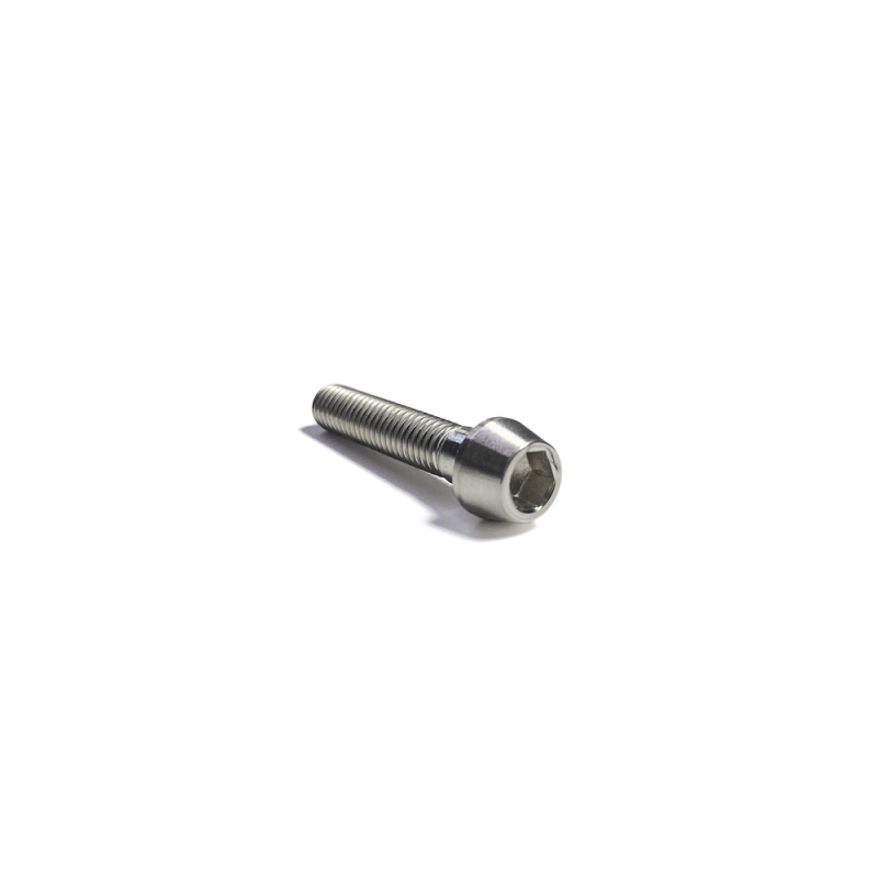 Ticon Industries Titanium Bolt Taper Cone M6x20x1TP 4mm Allen Head 126-00413-0420