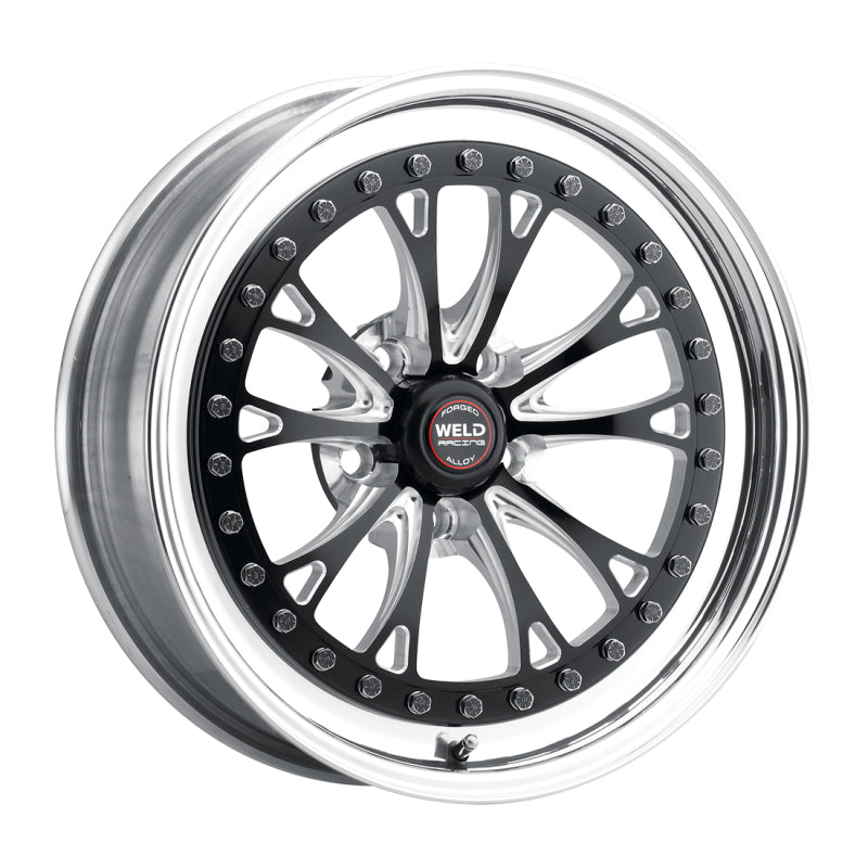 Weld Vitesse 17x10 / 5x4.5mm BP / 8in. BS Low Pad Black Wheel - Polished Non-Beadlock 94LB7100A80A 94LB7100A80A Photo - Primary