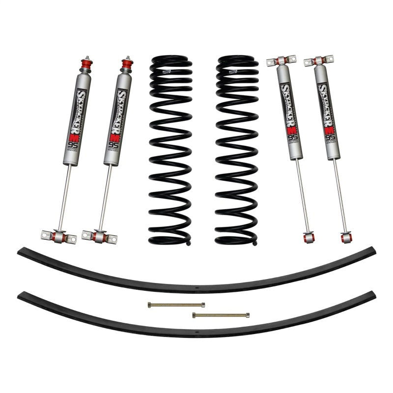 Skyjacker 84-01 XJ 3in FR DR Long Travel Coil Suspension Kit w/RR Add A Leafs/M95 Monotube Shocks JC301BPMLT JC301BPMLT Photo - Primary