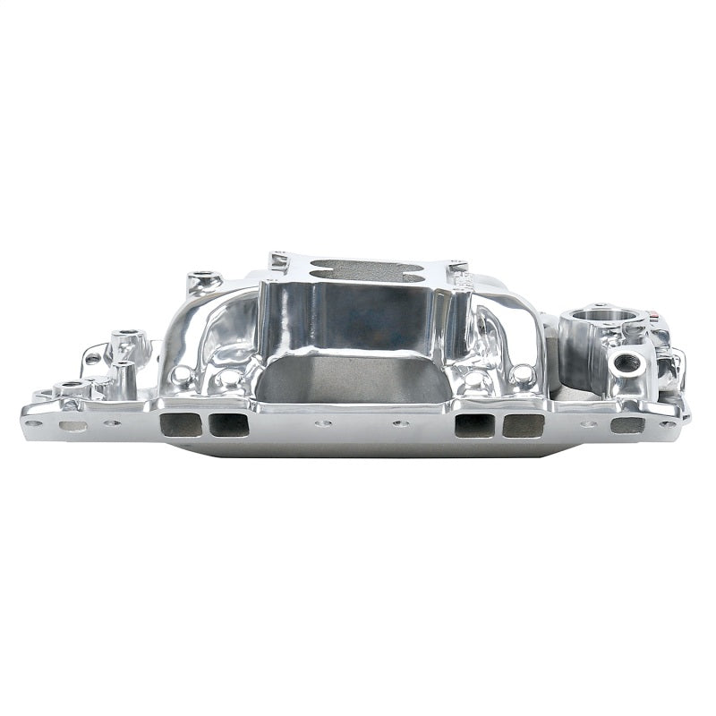 Edelbrock Polished S/B Chevy RPM Air-Gap Manifold 75011 Photo - Unmounted