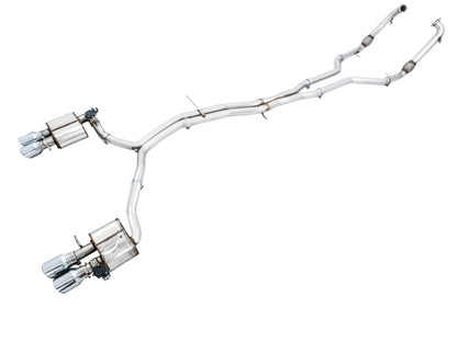 AWE Tuning Audi B9 S5 Coupe SwitchPath Exhaust w/ Chrome Silver Tips (102mm) 3025-42038 3025-42038 Photo - Primary
