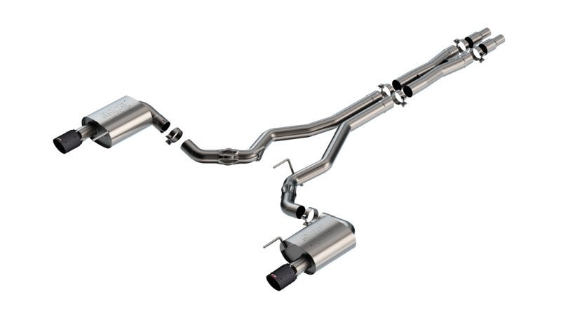 Borla 24-  Mustang 5.0L Cat Back Exhaust 140961CFBA 140961CFBA Photo - Primary