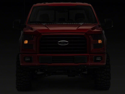 Raxiom 15-17 Ford F-150 Axial OEM Style Rep Headlights- Chrome Housing- Smoked Lens T551346 T551346 Photo - Close Up