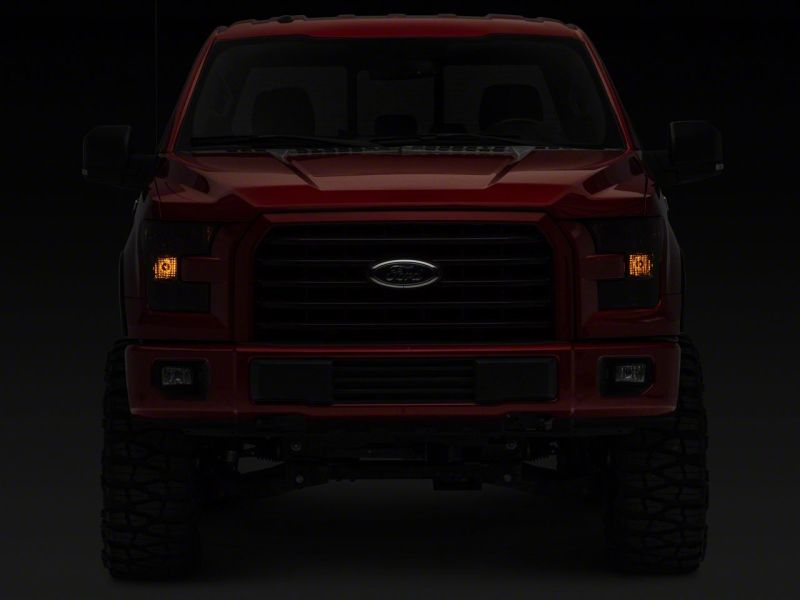 Raxiom 15-17 Ford F-150 Axial OEM Style Rep Headlights- Chrome Housing- Smoked Lens T551346 T551346 Photo - Close Up