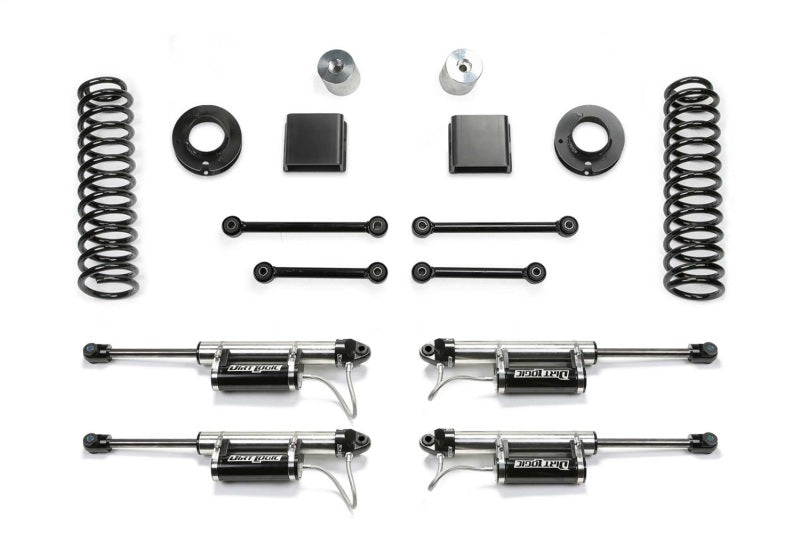 Fabtech 2020 Jeep Gladiator JT 6 Cyl 4WD 3in Sport System w/DL 2.25 Resi Shocks K4161DL K4161DL Photo - Primary