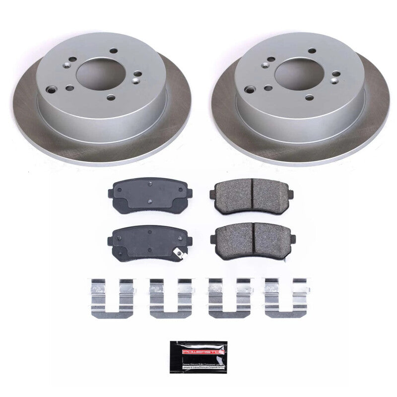 PowerStop Power Stop 11-16 Kia Sportage Rear Semi-Coated Rotor Kit SC5394 SC5394 Photo - Primary