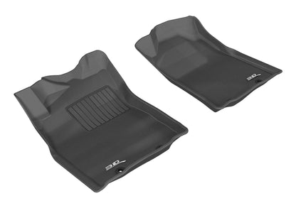 3D MAXpider 2012-2015 Toyota Tacoma Reg/Acs Cab Kagu 1st Row Floormat - Black L1TY09111509 L1TY09111509 Photo - Primary