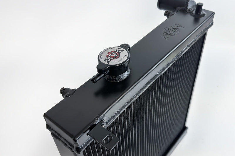 CSF 03-07 Mitsubishi Lancer EVO 7/8/9 1/2 Size Radiator - Black 7228B 7228B User 1