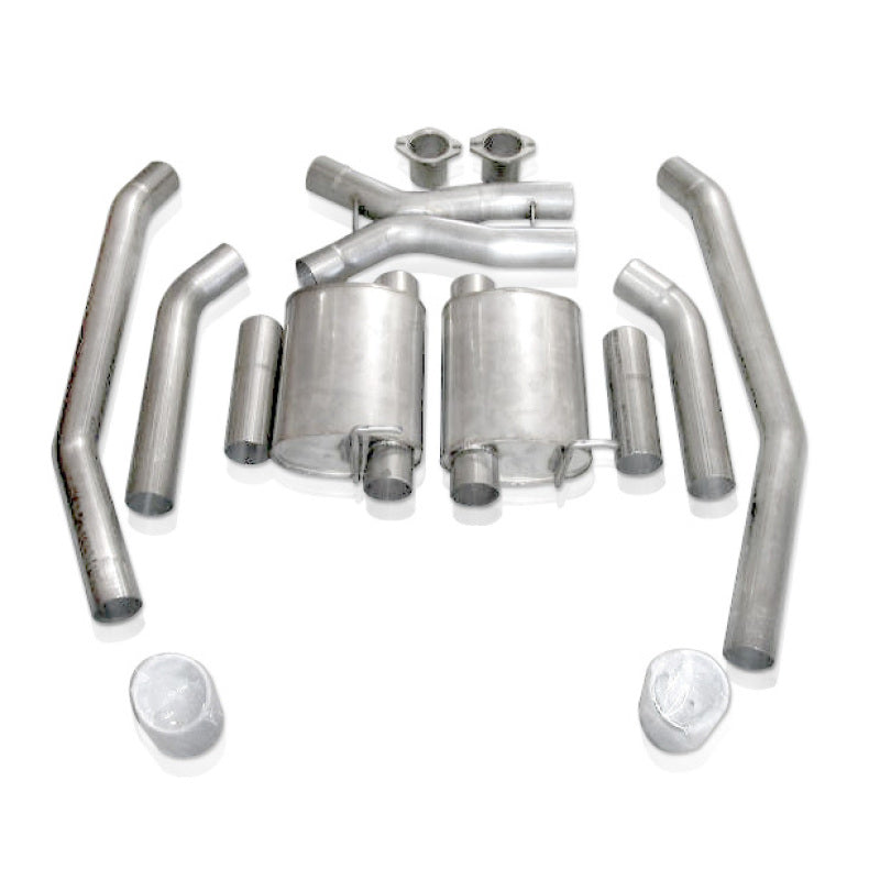Stainless Works 2005-06 GTO 3in Catback Chambered Mufflers X-Pipe 05GTOTMCB 05GTOTMCB Photo - Primary