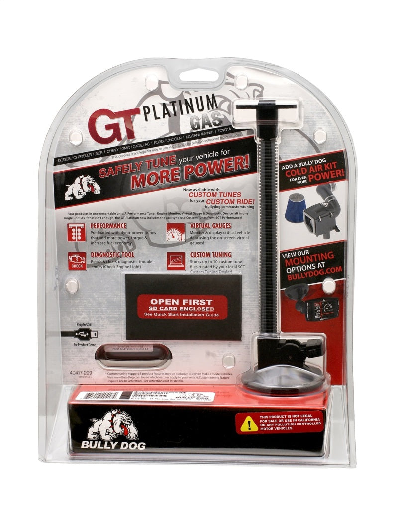 Bully Dog Triple Dog Platinum GT Gas Tuner and Gauge 40417 40417 Photo - Unmounted