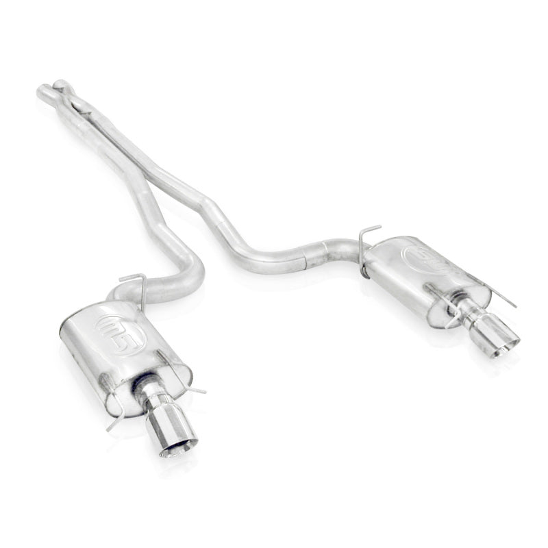 Stainless Works 2009-15 Cadillac CTS-V Wagon 3in Catback System X-Pipe Chambered Mufflers 4in Tips CTSV9WGCBHDR CTSV9WGCBHDR Photo - Primary