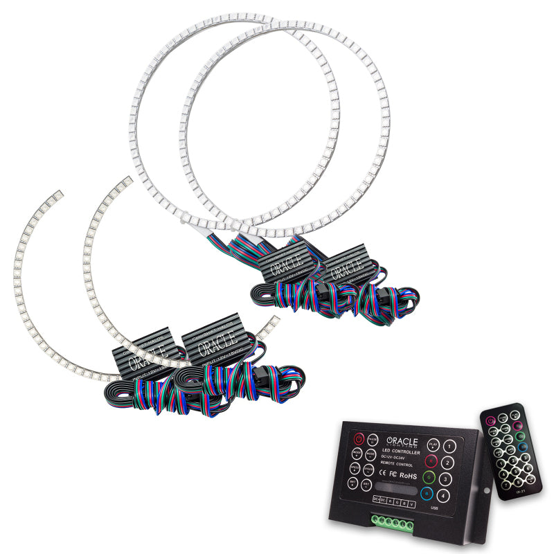 ORACLE Lighting Oracle Toyota Tundra 14-17 Dual Halo Kit - ColorSHIFT w/ 2.0 Controller 2381-333 2381-333 Photo - Primary