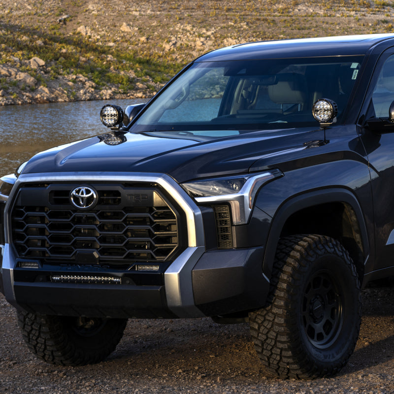 Rigid 2022+ Toyota Tundra 360-Series A-Pillar Lighting Kit 46806 Photo - Mounted
