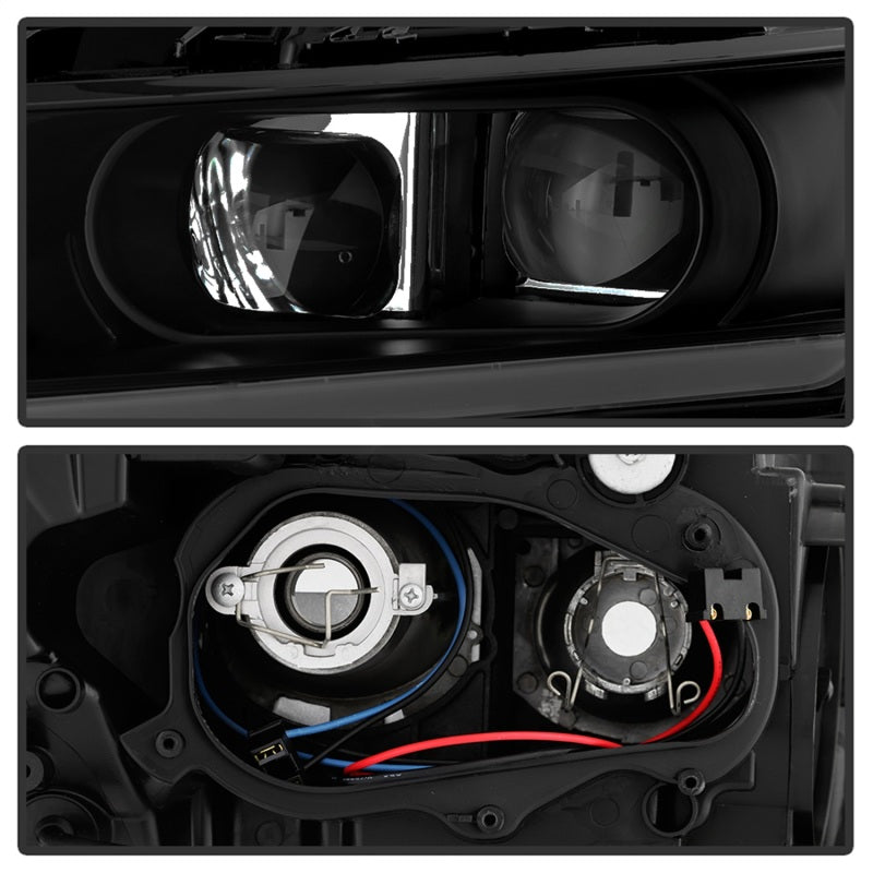 SPYDER xTune 14-18 Chevy Impala (Excl Limited) DRL Halogen Proj Headlights - Blk Smk (PRO-JH-CIM15-LB-BSM) 9042881 9042881 Photo - Unmounted