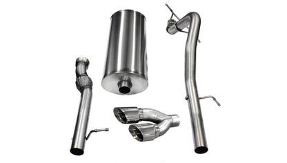 Corsa Performance 11-13 Cadillac Escalade ESV 6.2L V8 Polished Sport Cat-Back Exhaust 14882 Photo - Primary