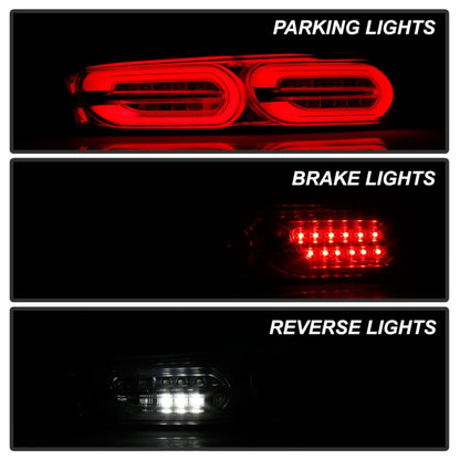 Spyder Chevy Camaro 16-18 Halogen LED Tail Lights Chrome ALT-YD-CCAM16HAL-SEQ-C 5087225 5087225 Photo - Unmounted