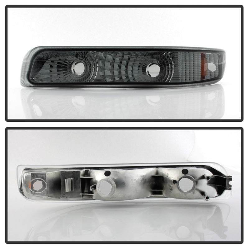 SPYDER Xtune Chevy Silverado 99-02 Amber Reflector Bumper Lights Smoke CBL-JH-CS99-AM-SM 5064288 5064288 Photo - Unmounted
