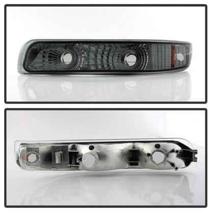 SPYDER Xtune Chevy Silverado 99-02 Amber Reflector Bumper Lights Smoke CBL-JH-CS99-AM-SM 5064288 5064288 Photo - Unmounted