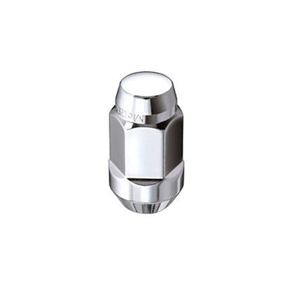 McGard Hex Lug Nut (Cone Seat Bulge Style) M14X1.5 / 22mm Hex / 1.635in. Length (4-Pack) - Chrome 64073 64073 Photo - Primary