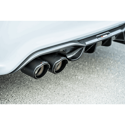 Akrapovic 2018+ BMW M2 Competition/M2 CS (F87N) Slip-On Line (Titanium) w/Carbon Fiber Tips S-BM/T/3H S-BM/T/3H Photo - Primary