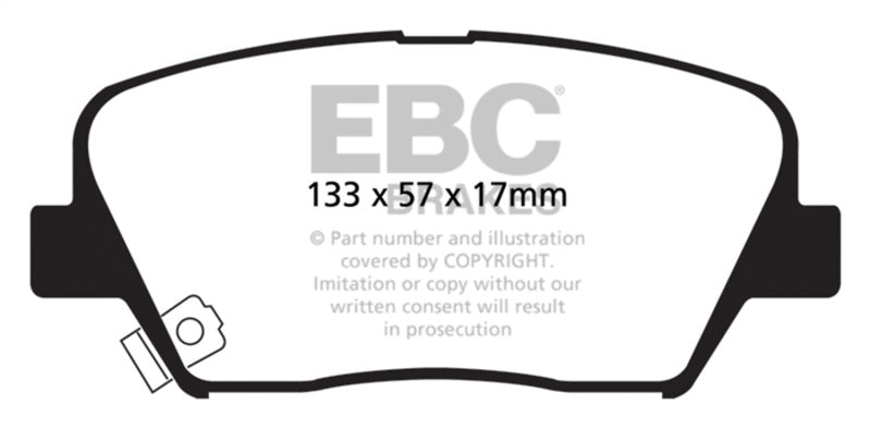 EBC Disc Brake Pad Set DP61863 Photo - Primary