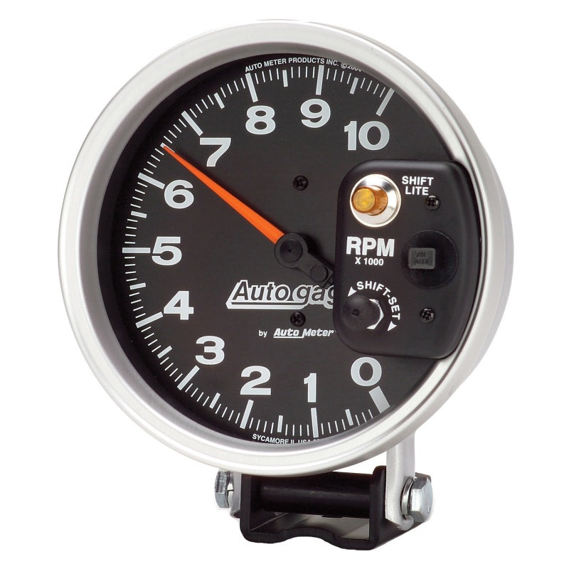 Autometer Gauge, Tachometer, 5", 10K Rpm, Pedestal W/ Int. Shift Light, Black 233903 User 2