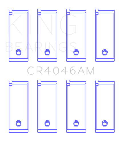 King Engine Bearings King Acura D16A1 (Size STD) Rod Bearing Set CR4046AM CR4046AM Photo - Primary