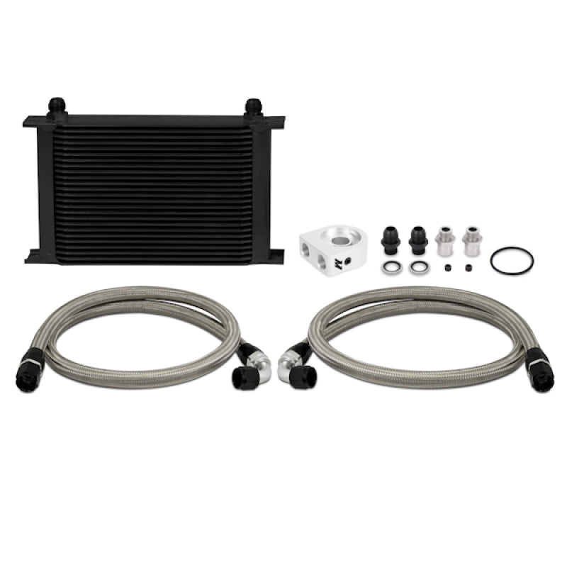 Mishimoto Universal Oil Cooler Kit -Black, 25 Row MMOC-UHBK Photo - Primary
