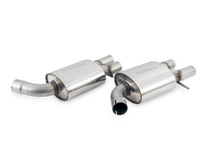 AWE Tuning Audi C7.5 A6 3.0T Touring Edition Exhaust - Quad Outlet Chrome Silver Tips 3015-42072 3015-42072 Photo - out of package