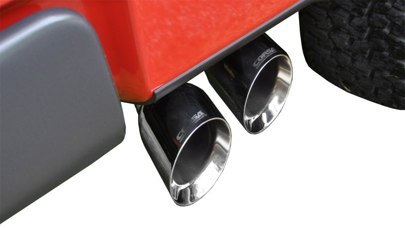 Corsa Performance 10 Ford F-150 Raptor 5.4L V8 Polished Sport Cat-Back Exhaust 14388 Photo - Mounted