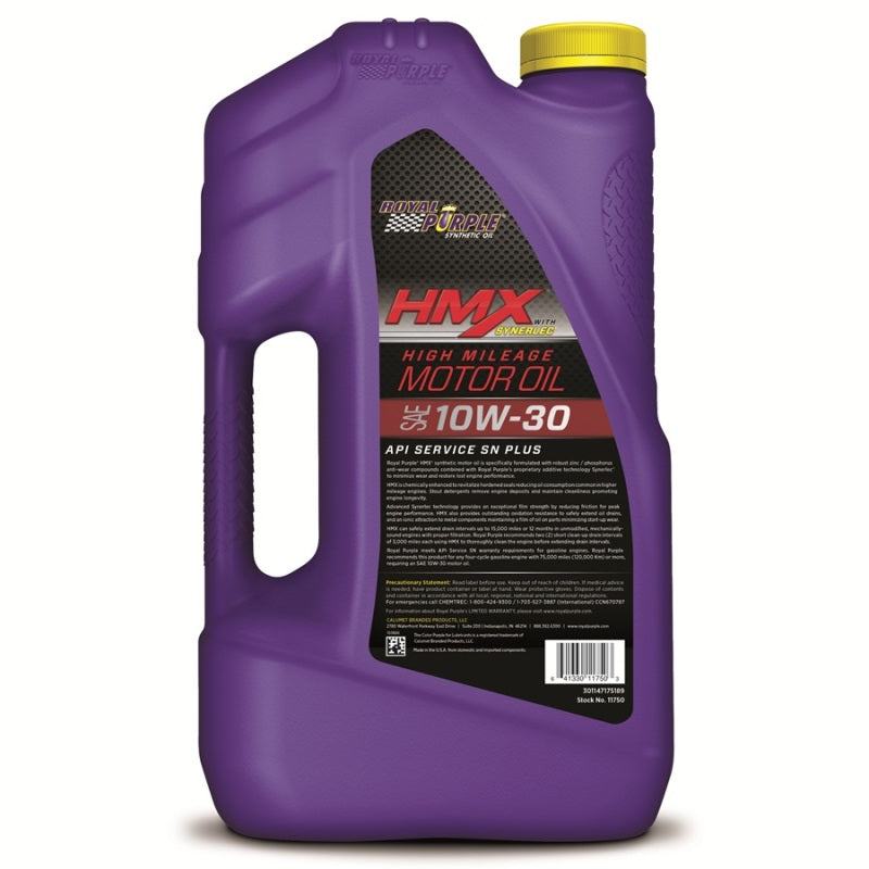 Royal Purple HMX High Mileage 10W30 Case (4, 5qt Bottles) 0EE7P 11751 User 1