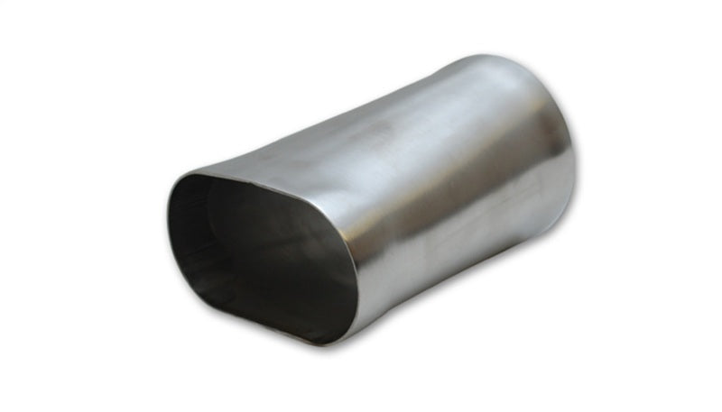 Vibrant Round Transiton adapter 3.5in oval (Nominal) x 3.5in T304 SS 6in long 13171 Photo - Primary