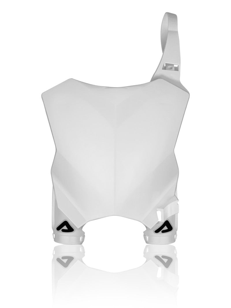 Acerbis 16-23 Kawasaki KX250F/ KX250/ KX250X/450X KX450F/KX450 Front Number Plate-Raptor 2 - White 2981840002 2981840002 Photo - Primary