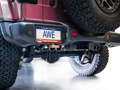 AWE Tuning AWE 21+ Wrangler 392 Switchpath Cat-Back Exhaust- Quad BashGuards 3025-41392 3025-41392 Photo - Mounted