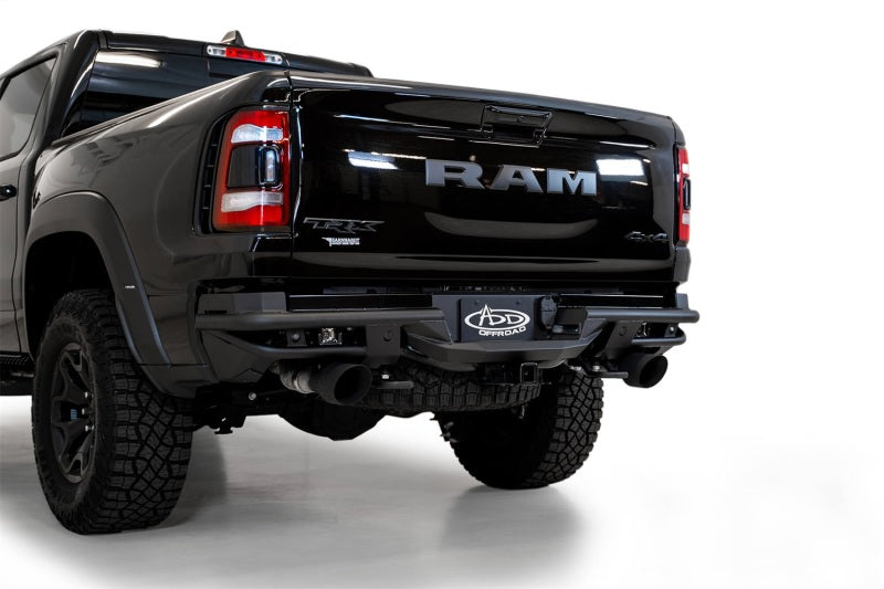 Addictive Desert Designs 2021 Dodge RAM 1500 TRX PRO Bolt-On Rear Bumper w/ Sensors R628571280103 R628571280103 Photo - Mounted