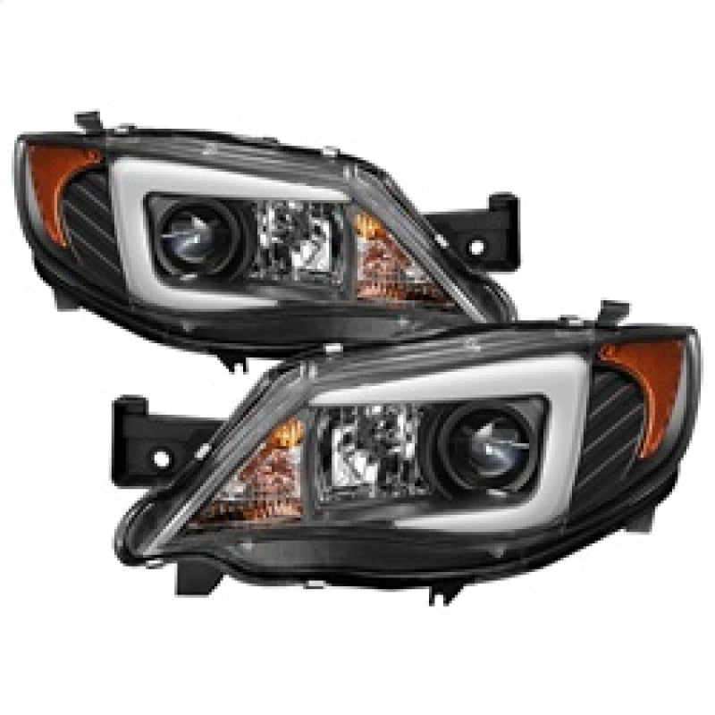 Spyder Subaru WRX 08-09 Projector Headlights - Halogen Model Only - Black PRO-YD-SWRX08-LBDRL-BK 5083944 5083944 Photo - Primary