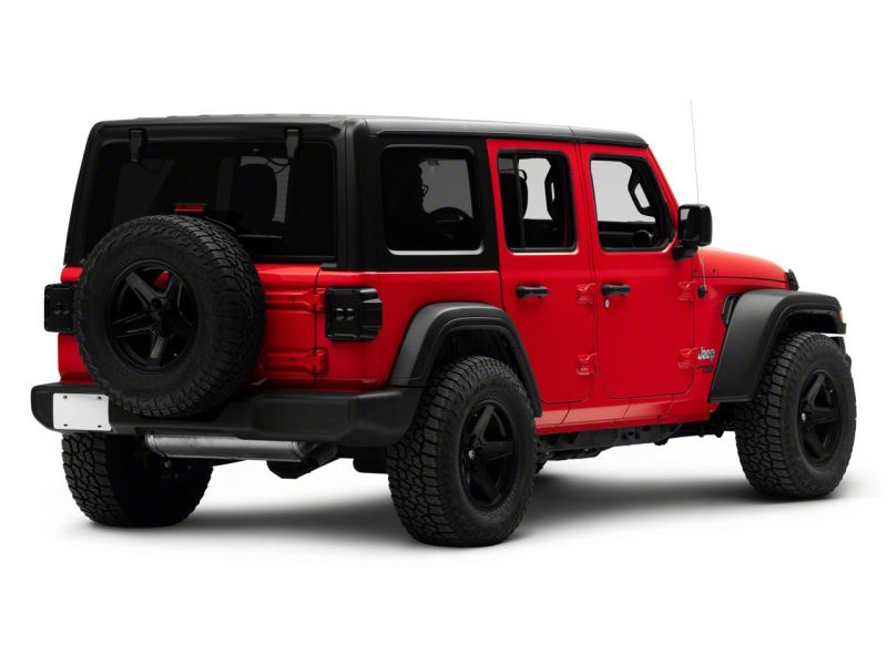 Raxiom 18-23 Jeep Wrangler JL Axial Series Linear LED Tail Lights- Blk Housing (Smoked Lens) J170483 J170483 Photo - Close Up