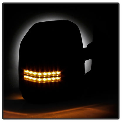 SPYDER xTune 99-07 Ford SuperDuty Heated LED Telescoping Pwr Mirrors-Smk (Pair) (MIR-FDSD99S-G4-PW-RSM-SET) 9943157 9943157 Photo - Unmounted