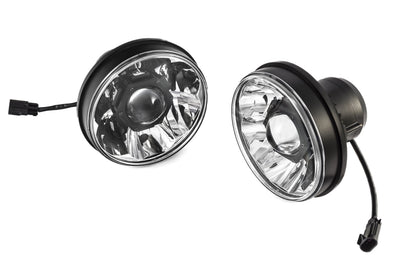 KC HiLiTES 07-18 Jeep JK (Not for Rubicon/Sahara) 7in. Gravity LED Pro DOT Headlight (Pair Pack Sys) 42341 42341 Photo - Primary