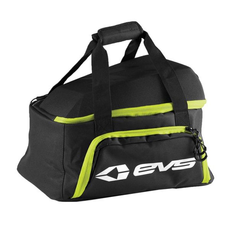 EVS Helmet Bag 6 inch x 12 inch - Black/Hiviz HBAG