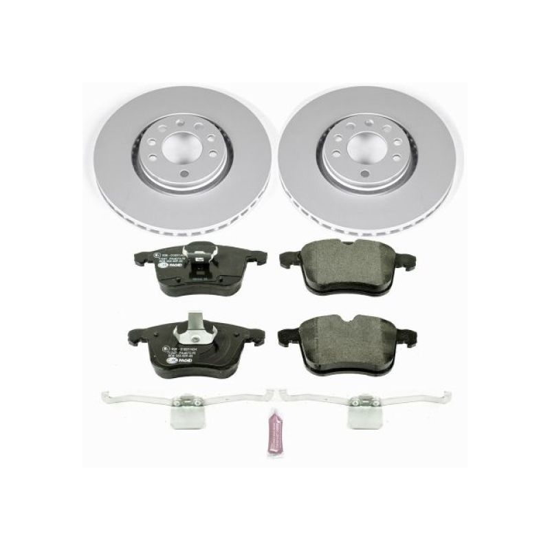 PowerStop Power Stop 06-11 Saab 9-3 Front Euro-Stop Brake Kit ESK5349 ESK5349 Photo - Primary