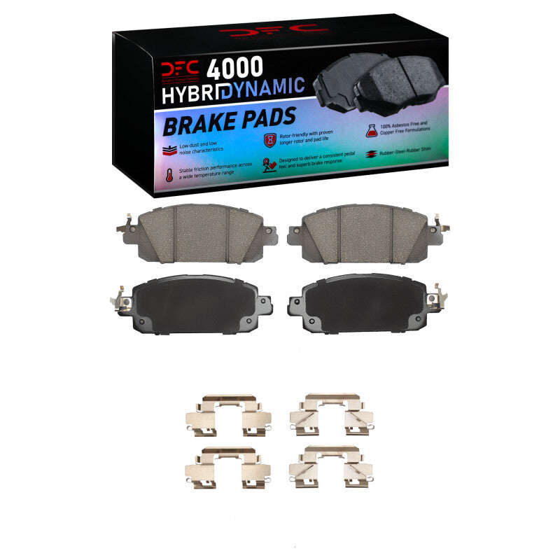 DFC DFC 4000 HybriDynamic Brake Pads Brakes, Rotors & Pads Brake Pads - OE main image