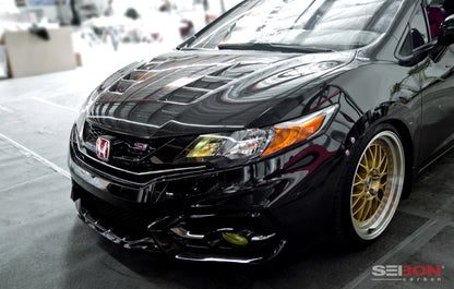 Seibon 14-15 Honda Civic 2dr TS-Style Carbon Fiber Hood HD14HDCV2D-TS HD14HDCV2D-TS Photo - Primary