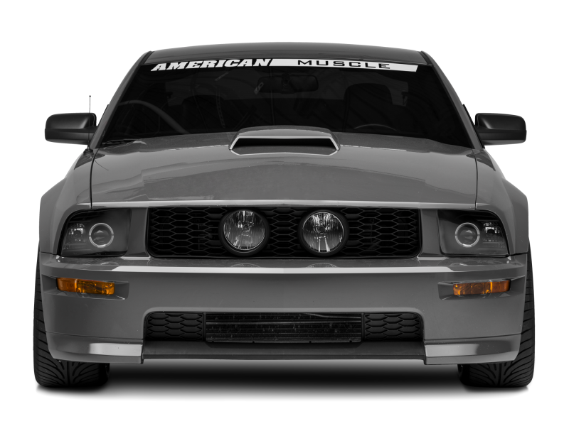 Raxiom 05-09 Ford Mustang Halogen 2010 Style LED Halo Headlights-Blk Hsng(Clear Lens/Excludes GT500) 101682 101682 Photo - Close Up