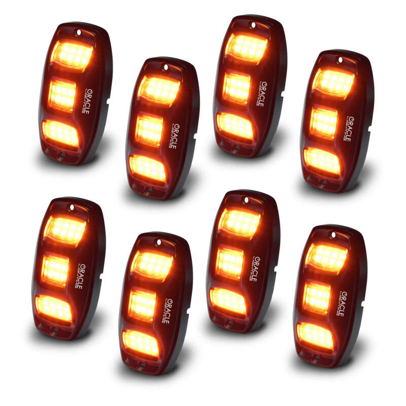 ORACLE Lighting Oracle Underbody RGB+W Wheel Well Rock Light Kit - 8 PCS - ColorSHIFT 5895-339-8 5895-339-8 Photo - out of package